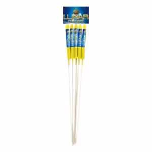 Night sky lit by Lunar Rockets fireworks