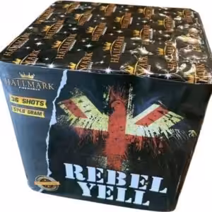 Rebel yell 36 shots colourful sky bursts