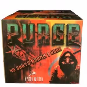 Powerful Purge 49 Shots firework barrage