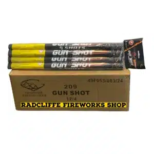 gunshots x 12 packs roman candle