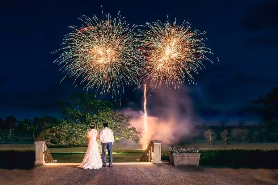 fireworks for weddings