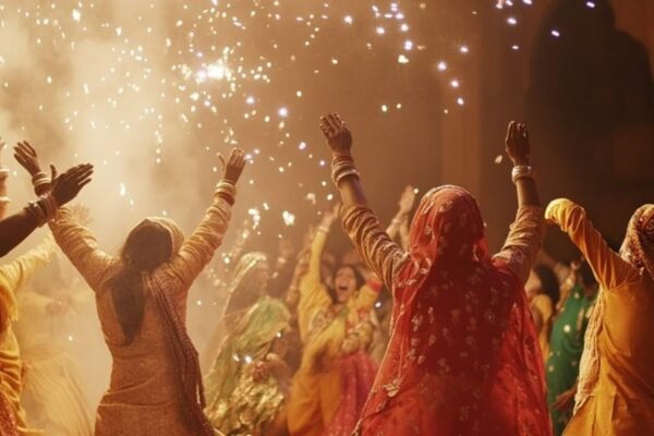 Diwali party fireworks