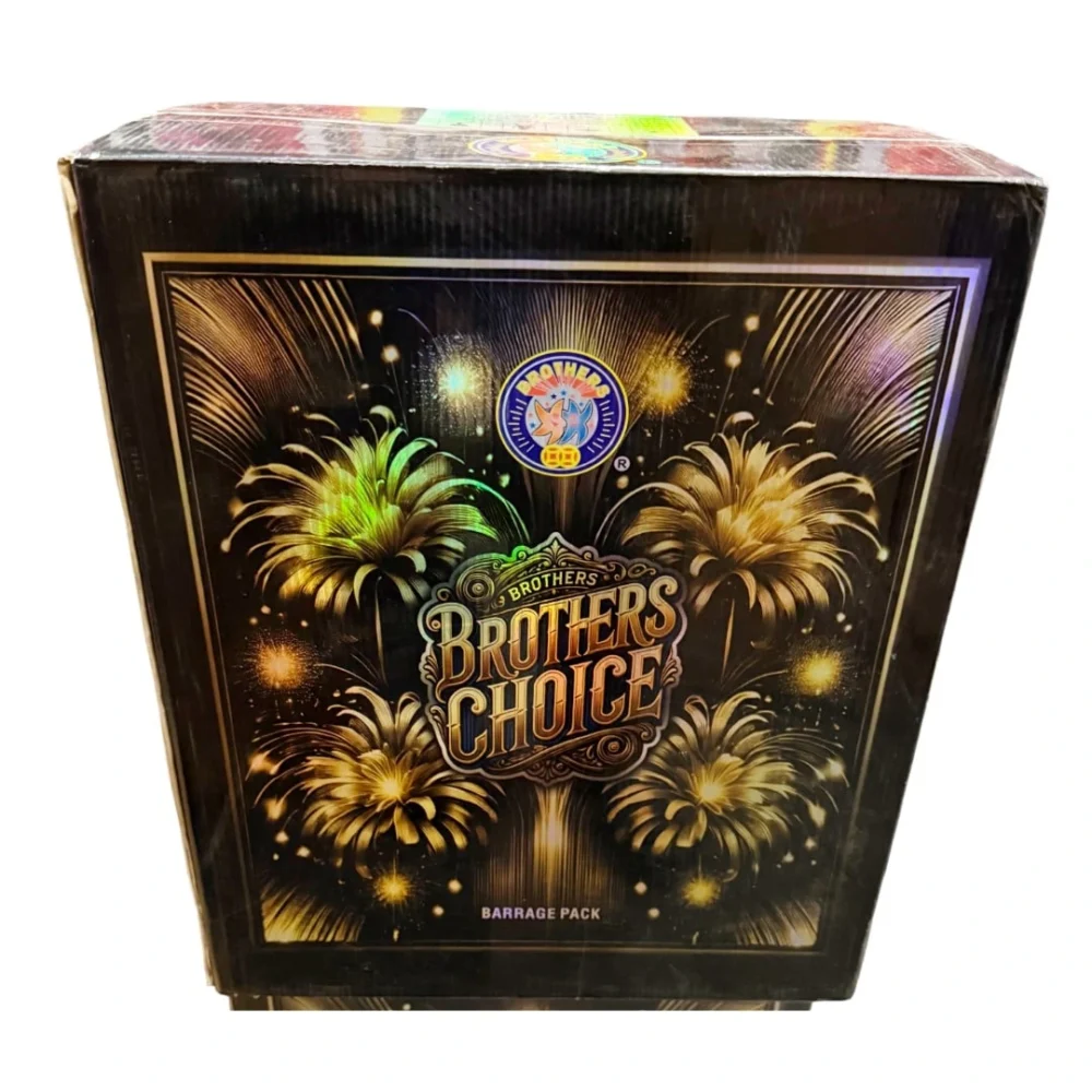 100 shot barrage pack by brothers pyrotechnics