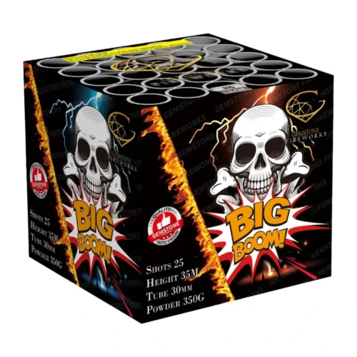 BIG BOOM 25 SHOT FIREWORKS SKULL