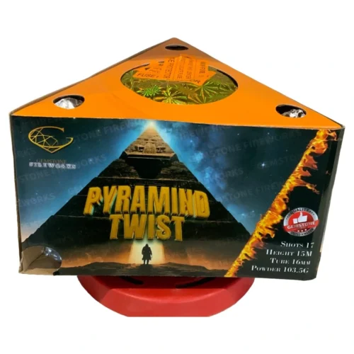 pyramid twist fountain that spins