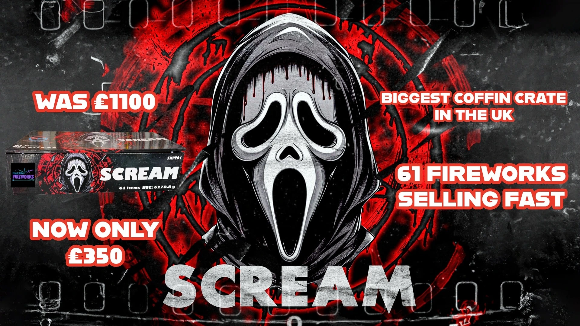 scream 61 fireworks