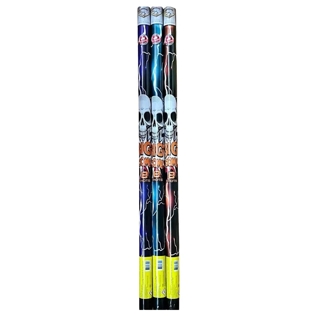 BIGBOOM min BIG BOOM 8 SHOTS SKULL ROMAN CANDLE