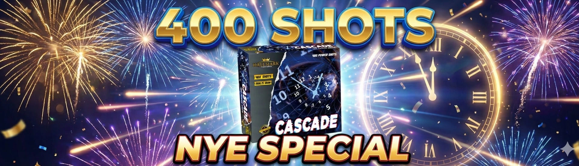 CASCADE FIREWORKS NYE SPECIAL