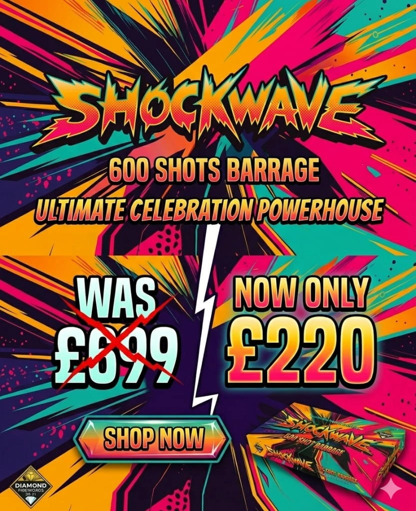 SHOCKWAVE Home 600 COMPOUND FIREWORKS