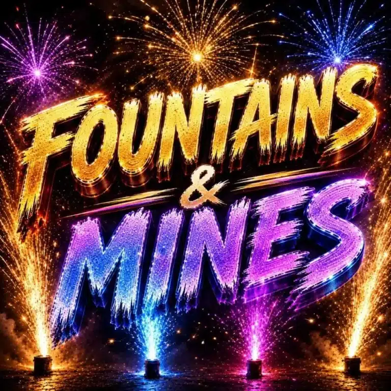 fountain & mines fireworks